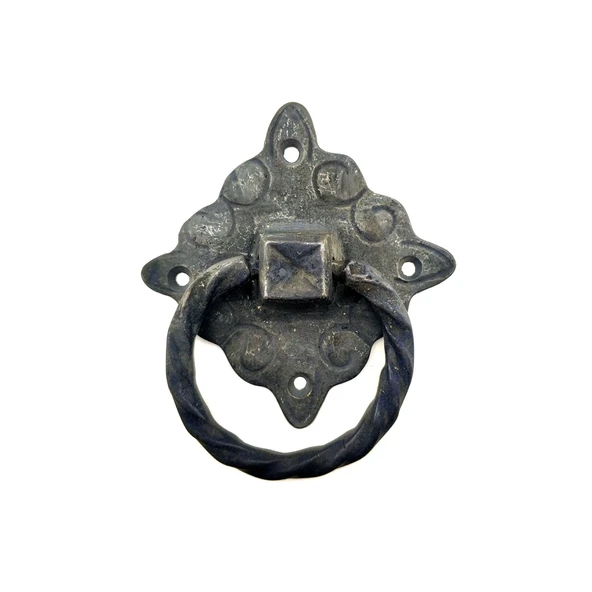 Antika Tarz Dekoratif Pirinç Mobilya Kulbu, Kapı Kilit Halkası - 94x97 Mm, Büyük, Oksit ürün görseli