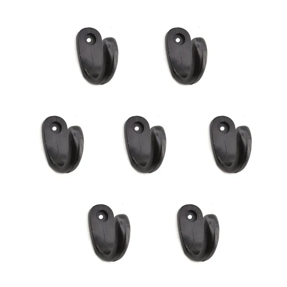 Büyük Tekli Fincan Askı, Dekor Askısı - Siyah, 12x23x30 Mm - Resim 2