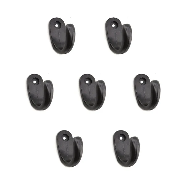 Büyük Tekli Fincan Askı, Dekor Askısı - Siyah, 100 Adet, 12x23x30 Mm - Resim 2