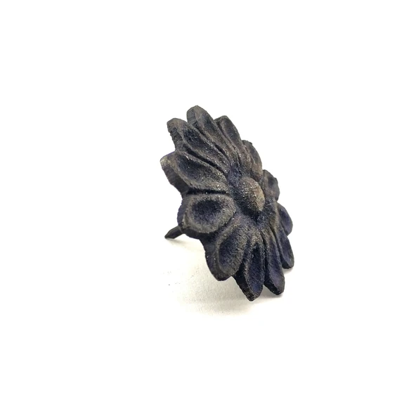 Antika Tarz Dekoratif Pirinç Papatya Kabara - 42 Mm, Oksit ürün görseli