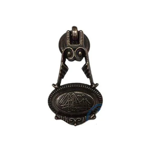 Dekoratif Zamak Sarkaç  Küçük  Kulp - 30x63mm, Eskitme, 1 Adet ürün görseli