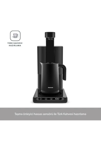 HOMEND Smart Royaltea 1781h 2ın1 Çelik Otomatik Türk Kahve Ve Çay Makinesi - 3