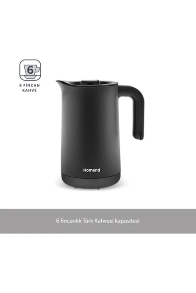 HOMEND Smart Royaltea 1781h 2ın1 Çelik Otomatik Türk Kahve Ve Çay Makinesi - 4