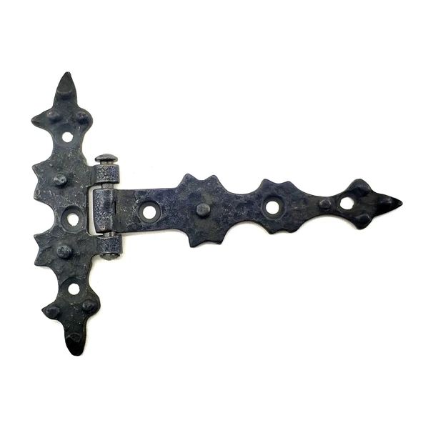 Antika Tarz Dekoratif Pirinç Yıldız Kuyruklu Menteşe - 85x110 Mm, Oksit ürün görseli