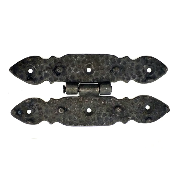 Antika Tarz Dekoratif Pirinç Düğmeli Menteşe - 142x69 Mm, Oksit ürün görseli