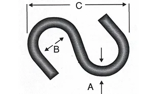 Es - S Kanca 3,25x50 - 100 Adet - Resim 2