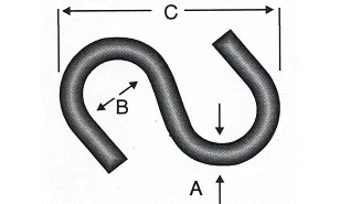 Es - S Kanca 3,25x70 - 100 Adet - Resim 2