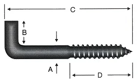 Şofben Çivisi No 3 / 5.8x70 - 10 Adet - Resim 2