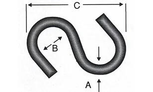 Es - S Kanca Küçük 4,2x40 - 100 Adet - Resim 2