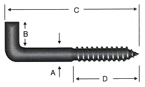 Şofben Çivisi No 1 / 5.8x50 - 100 Adet - Resim 2