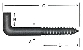 Şofben Çivisi No 2 / 5.8x60 - 10 Adet - Resim 2
