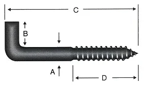 Şofben Çivisi No 1 / 5.8x50 - 10 Adet - Resim 2