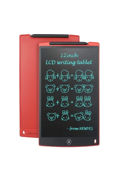 12 Inc Writing Lcd Grafik Dijital Kalemli Çizim Tableti Yazı Tahta Not Yazma Eğitim Tableti ürün görseli