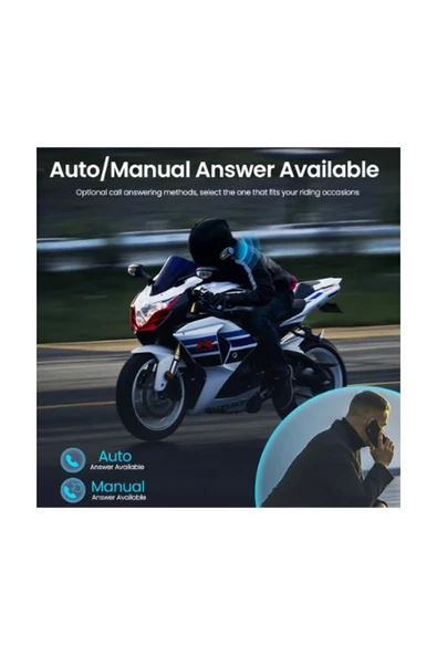 Bt35 Kask Kulaklık Bluetooth 5.0 Motosiklet Interkom Su Geçirmez Kablosuz Kulaklık - Resim 5