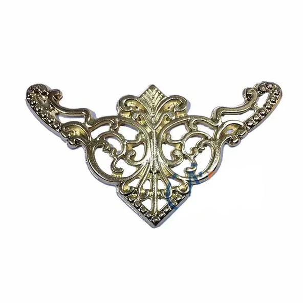 Dekoratif Köşe Süsü, Köşelik - Büyük, 31x55mm, Sarı, 1 Adet ürün görseli