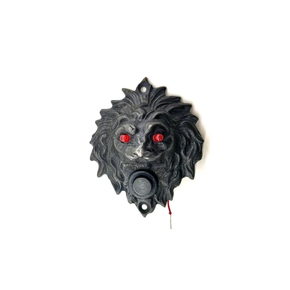 Antika Tarz Dekoratif Pirinç  Kapı Zili - 100x78 Mm, Oksit, Led Işıklı ürün görseli