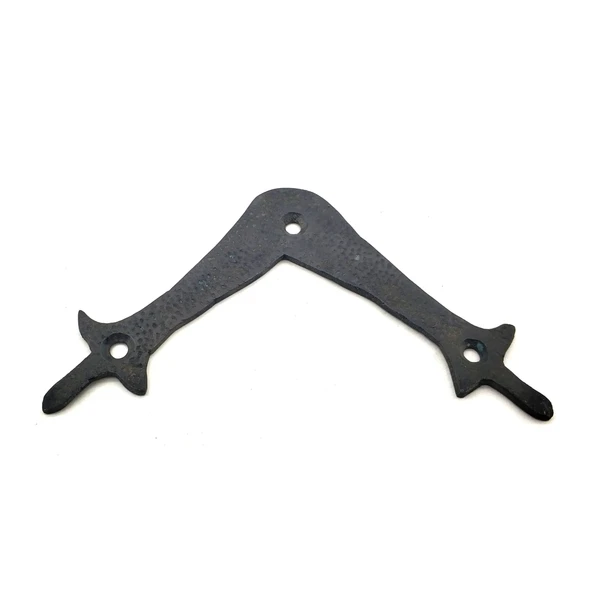 Antika Tarz Dekoratif Pirinç Zambak Gönye - Üst, 107x107 Mm, Oksit ürün görseli