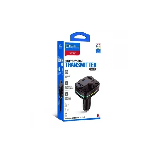 ACL AFT-10 Wireless, 1A 2xUSB, TF Kartlı Type-C, RGB Işıklı FM Transmitter Wireless - Resim 5