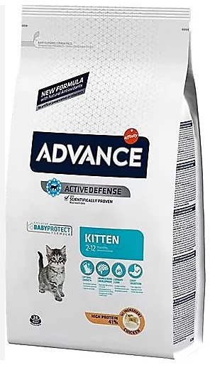 Advance Tavuk Etli ve Pirinçli Açık Yavru Kedi Maması 1 Kg ürün görseli