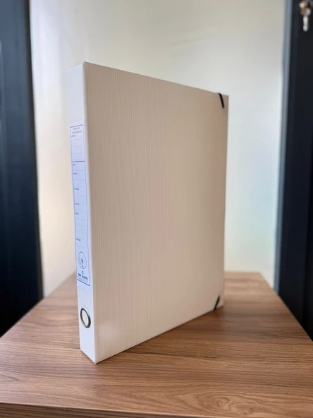 İZGE PP REÇETE ARŞİV KUTUSU BEYAZ 10LU PAKET(40 X 29 X 5) - 2
