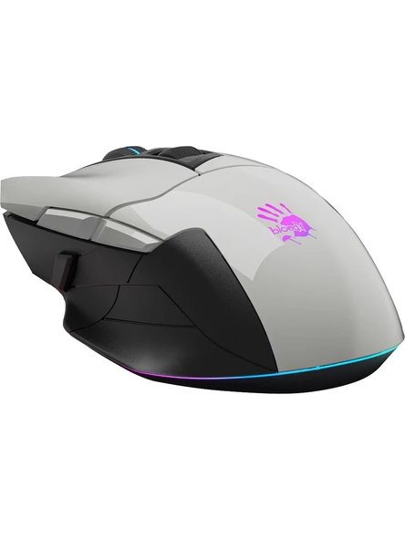 Bloody W70 Max 10.000 CPI 8 Tuş RGB 4M Bellek Ultra Core 3&4 Aktif Özel Yapım Optik Kablolu Panda Beyaz Oyuncu Mouse - 8