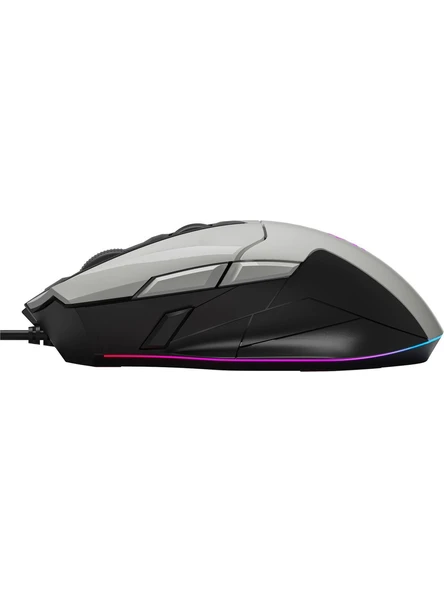 Bloody W70 Max 10.000 CPI 8 Tuş RGB 4M Bellek Ultra Core 3&4 Aktif Özel Yapım Optik Kablolu Panda Beyaz Oyuncu Mouse - 10