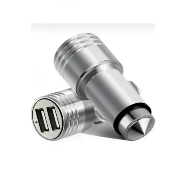 ACL MC-01 2.4A, 10Watt 2xUSB Full Metal Şarj Başlığı Araç İçi Şarj ürün görseli 1