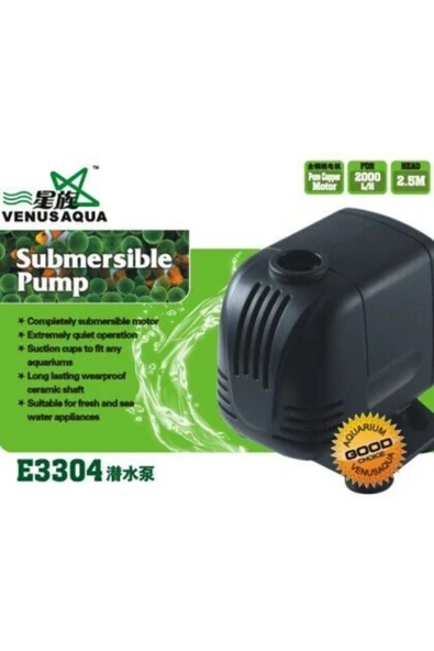 Venus Aqua E-3304 Akvaryum Sirkulasyon (Sump) Motoru 2000 Lt / H 45w