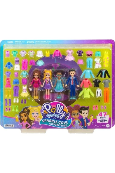 Polly Pocket HKW10 Polly Pocket ve Arkadaşları Kombin Eğlencesi Oyun Seti - 7