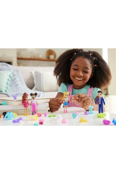 Polly Pocket HKW10 Polly Pocket ve Arkadaşları Kombin Eğlencesi Oyun Seti - 2