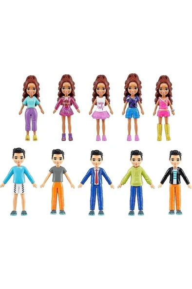 Polly Pocket HKW10 Polly Pocket ve Arkadaşları Kombin Eğlencesi Oyun Seti - 4