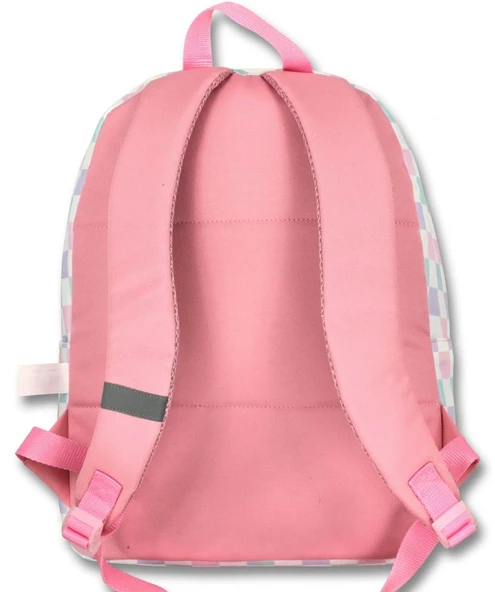 Ümit Çanta Kız Çocuklar İçin Mor Yeşil Renkli Love Baskılı Okul Çantası - 5084 - Deri Love Yazılı - Resim 3