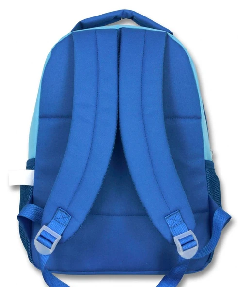 Cennec 5021 (Şapkalı Ayıcık - Mavi - Erkek Çocuk) Okul Çantası - Şapka Detaylı Bölme - Resim 3