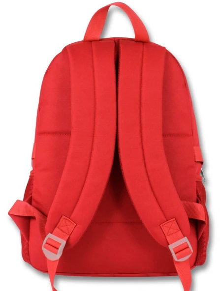 Cennec Çok Bölmeli Kız Çocuk Kırmızı İlkokul ve Günlük Sırt Çantası - 5075 - Resim 3