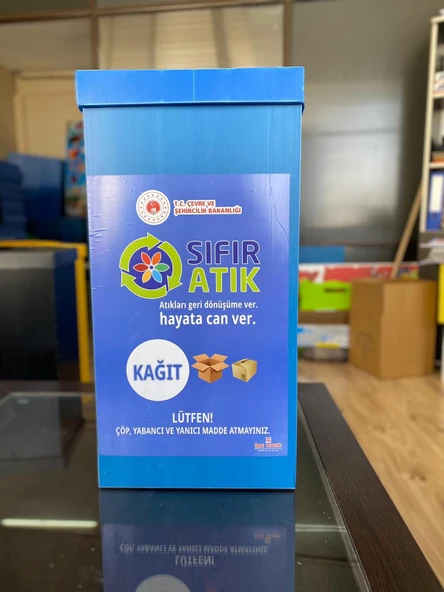 GERİ DÖNÜŞÜM SIFIR ATIK KUTUSU 5Lİ (35 X 35 70) - 3