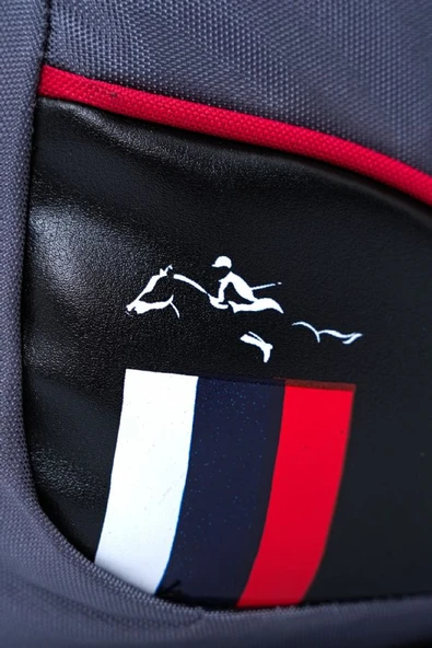 Cambridge Polo Club Gri Dört Bölmeli Erkek/Erkek Çocuk Okul, Günlük ve Seyahat Sırt Çantası - PLCAN2154-003 - Resim 3