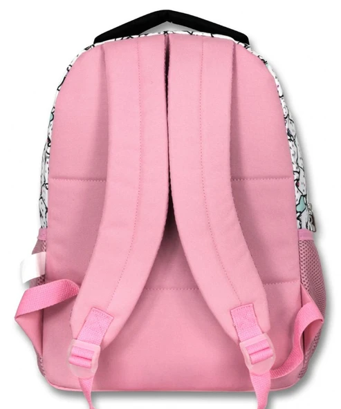 Cennec 5012 (Sevimli Kediler - Pembe Beyaz - Kız Çocuk) Okul Çantası - Resim 3