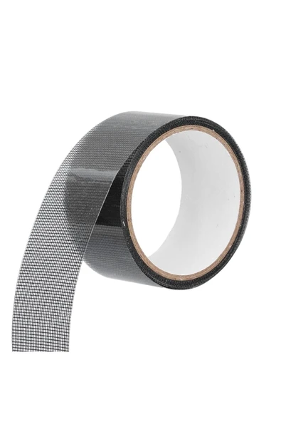 Yapışkanlı Sineklik Yaması Tülü Tamir Bandı Bantı Delik Fiber Tül Yapıştırma Gri 48 mm X 2 Metre - 7