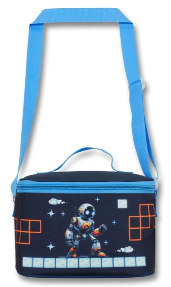 Ümit Çanta Erkek Çocuk Beslenme Çantası (Thermo Isı Yalıtımlı) - Oyun Konsolu - Mavi Siyah - 5031
