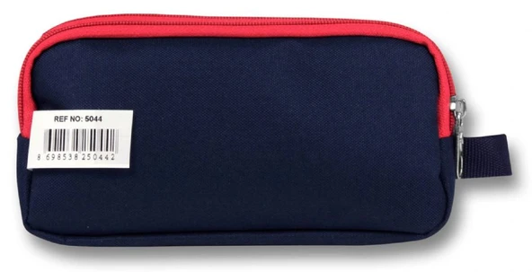 Ümit Çanta Erkek Çocuklar İçin İki Bölmeli Astronot Desenli Kalemlik - Lacivert Kırmızı - 5044 - 3