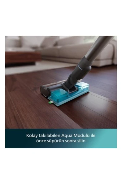 Philips 7000 Serisi Aqua XC7053/01 Şarjlı Dikey Süpürge Teşhir - Resim 3