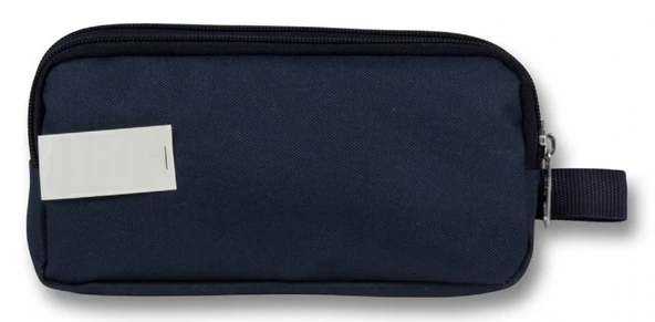 Ümit Çanta Erkek Çocuklar İçin İki Bölmeli Astronot Ayıcık Baskılı Kalemlik - Lacivert Beyaz - 5047 - Resim 3