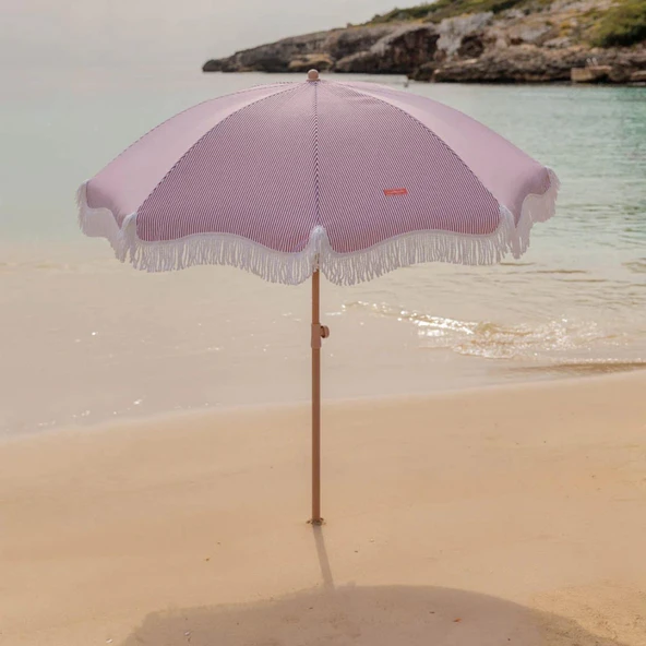 MARION-CIZGILI BORDO SEMSIYE PUSKULLU - 4