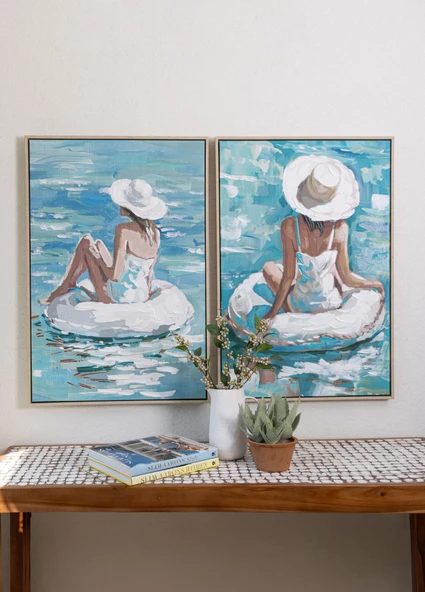 The Mia Summer Kanvas Tablo 60x90 cm TBL0070 - Resim 3