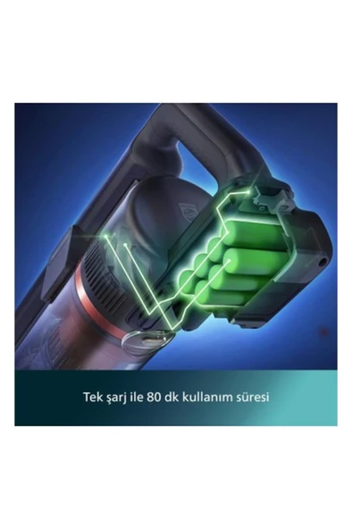 Philips 7000 Serisi Aqua XC7053/01 Şarjlı Dikey Süpürge Teşhir - Resim 8