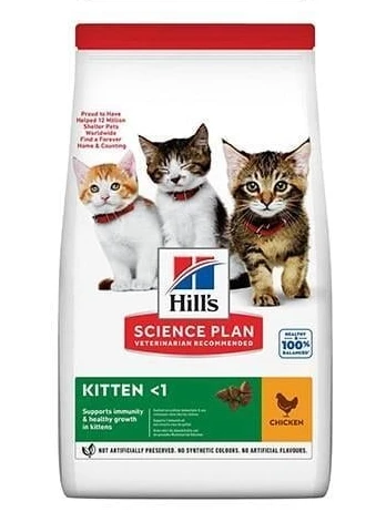 Hill's Science Plan Tavuk Etli Açık Yavru Kedi Maması 1 Kg ürün görseli