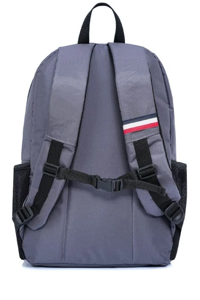 Cambridge Polo Club Gri Dört Bölmeli Erkek/Erkek Çocuk Okul, Günlük ve Seyahat Sırt Çantası - PLCAN2154-003 - Resim 4