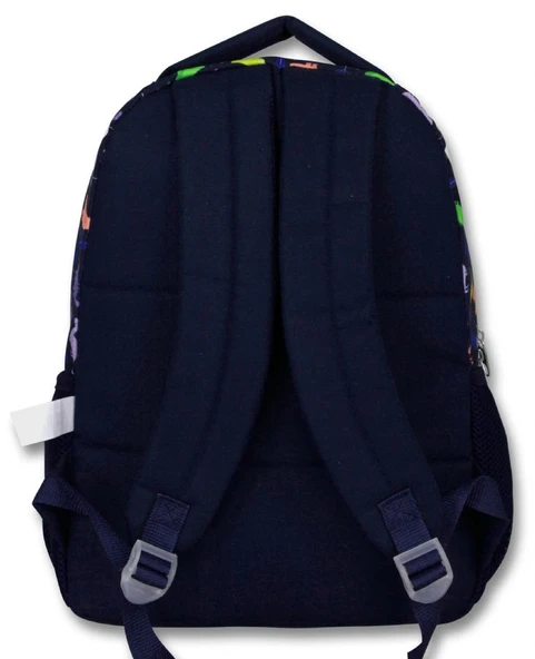 Cennec 5009 (Sevimli Dinazor - Mavi Kırmızı - Erkek Çocuk) Okul Çantası - 3D - Resim 3