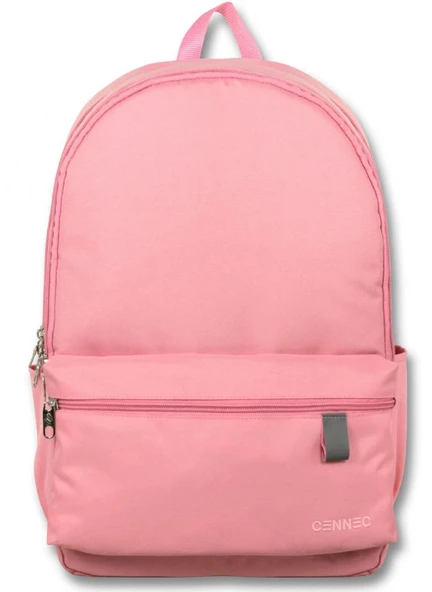 Cennec Üç Bölmeli Kız Çocuk Pembe İlkokul Sırt Çantası - 5121 - İlkokul 1-2-3-4. Sınıflar İçin Uygun - Resim 2