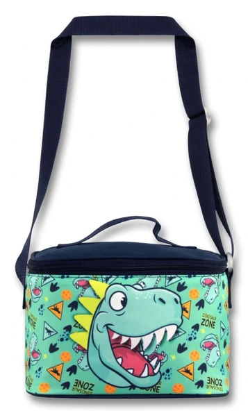 Ümit Çanta Termoslu/Isı Yalıtımlı Beslenme Çantası - 5019 - Dinazor, Yeşil Lacivert (Erkek Çocuk) - 2